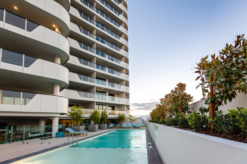 High above the Burswood Peninsula......your life of luxury awaits.