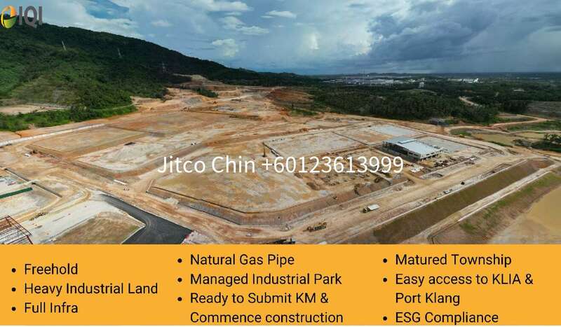 Senawang Seremban Freehold Heavy Industrial Land full infra for sales SPD Tech Valley