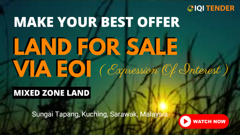 A Parcel of Vacant Land @ Sg Tapang Kuching SWK FOR SALE VIA EXPRESSION OF INTEREST (EOI)