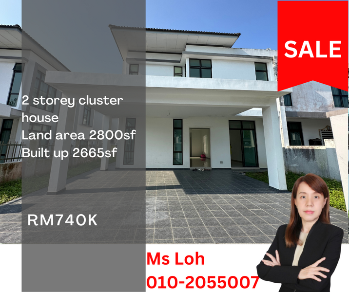 Jalan Markisa Eco Tropics Brand New 2 Storey Cluster House for Sale
